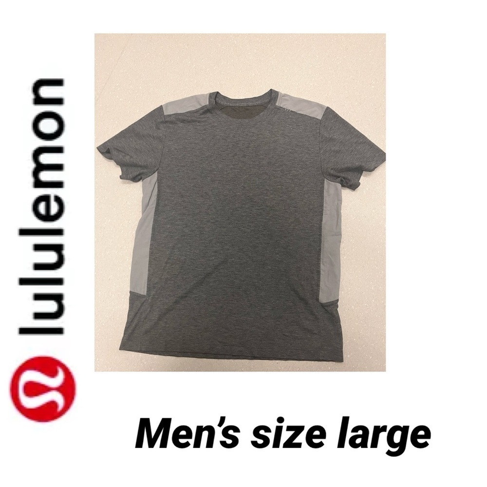 Lululemon Men’s Technical Training T-Shirt Grey Large